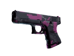 Glock-18 | Pink DDPAT (Well-Worn)
